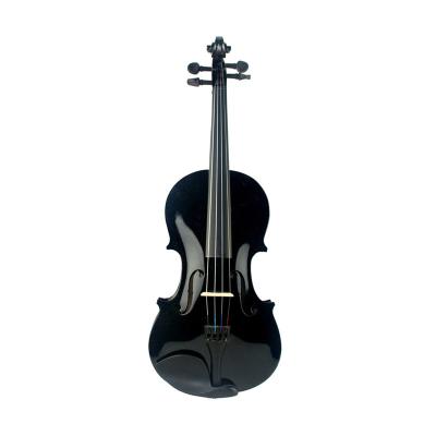 China Direct Selling Flawless Top Maple Factory Plywood Back Violin with Triangle Foam Case for sale