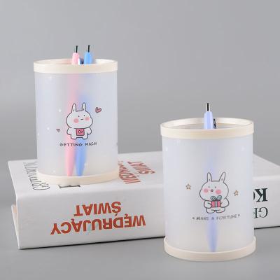 China Creative Stationery Eco-friendly pp Pen Holder Office Organizer Desktop Pen Holder Factory Outlet Desk for sale