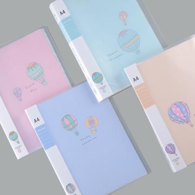 China Eco-friendly transparent multi-layer plastic document file folder A4 pp folder information brochure for sale