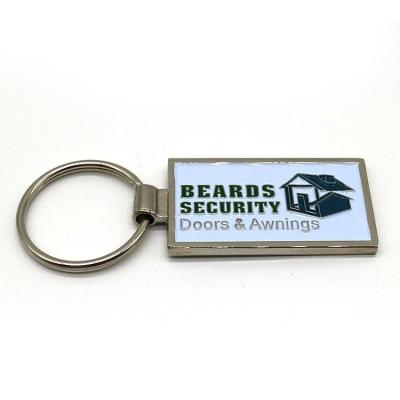 China Company Logo Custom Metal Die Cast Metal Key Chain Manufacturer Customized Shape for sale