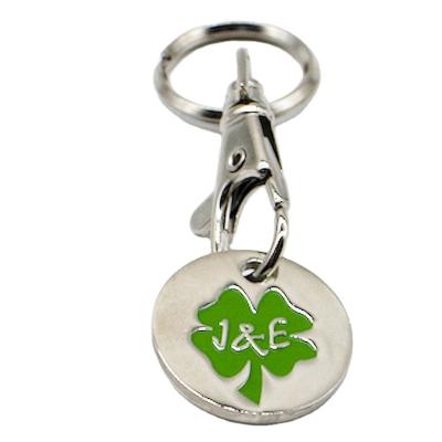 China custom round logo metal blank sublimation key chain for sale customized shape for sale