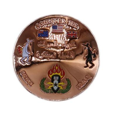 China Free Sample Custom Wholesale Us Navy Army Chief Antique Metal Custom Souvenir Personalized Military Challenge Coins for sale