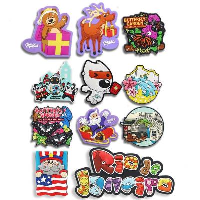 China Soft 3d 2d OEM ODM Animal Custom Promotional Fridge Magnet Rubber PVC Offset Printing Souvenir Fridge Paper Magnet for sale