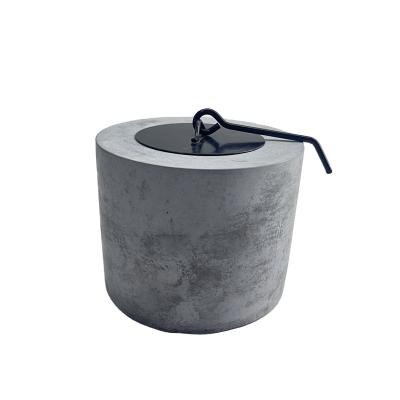 China Good Matte Cement Candle Jar Trade Assurance Wholesale China Jars Frosted Candle Jars for sale