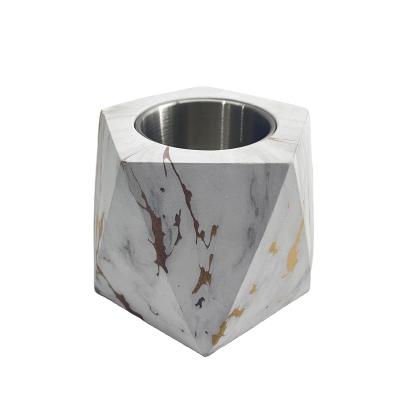 China Professional wax jar supplier cement candle holder candle container jar with good after-sale service for sale