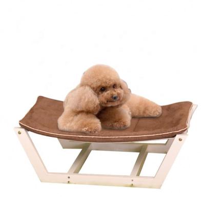 China New Design Sustainable Wholesale Dog Sleep Wooden Pet Bed for sale