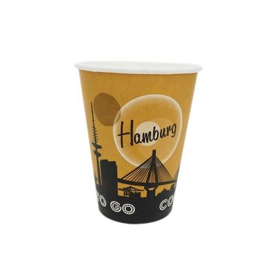 China 7oz High Quality Disposable Logo Coffee Paper Cup Custom Made for sale