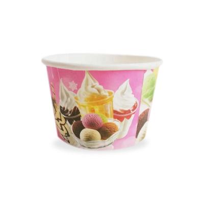 China Biodegradable Disposable Paper Cup Ice Cream Cup For Anqing for sale