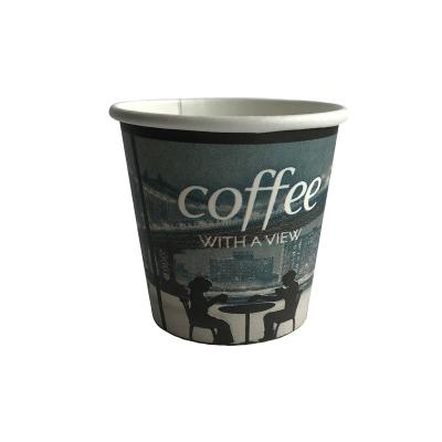 China Disposable High Quality Cup With Cappuccino Lids Coffee Cup Disposable Hot Paper Cup for sale