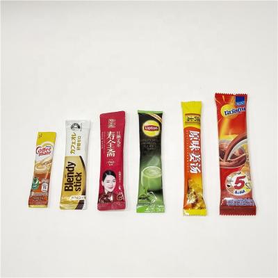 China Coffee Milk Tea Powder Packing Bag Stick Package Aluminum Back Sealing Film Moisture Proof for sale