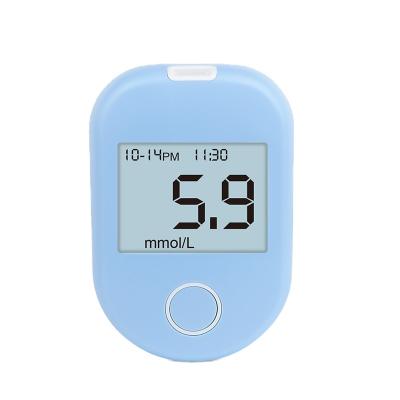 China Clinic Home Hospital Crystal Display High Definition Liquid Glucometer with Test Strip Portable Glucometer Blood Glucose Meter for sale