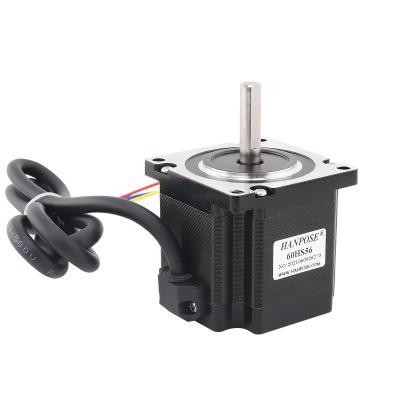 China 1.8 Degree 60HS56 60 Degree Motor 4 Lead 1.5NM Shaft 4.0A 8mm Step Motor For CNC Laser Grind Foam Plasma Cut Nema24 Stepper Motor 60*60*56mm for sale