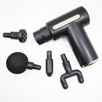 China 2021 Sale 6 Speeds Body Percussion Gun Massager Cloth Mini Masage Gun Massager Gun Muscle Deep Body Texture Soothing Device for sale