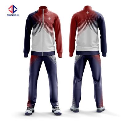 China OEM ODM Wholesale Anti-UV Wholesale Good Quality Clothing Designing Services Sports Mens 100% Polyester Tracksuit Fabric For Sale for sale