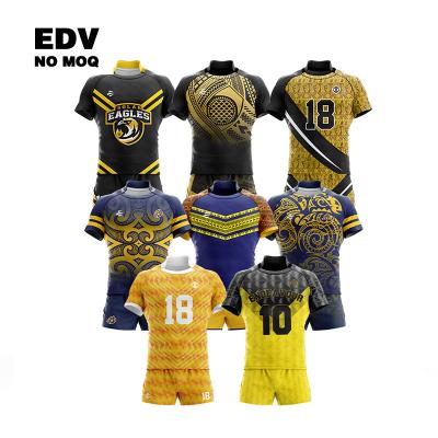 China New Design Antibacterial Customize High Quality Sublimation Rugby Jersey Rugby Wear for sale