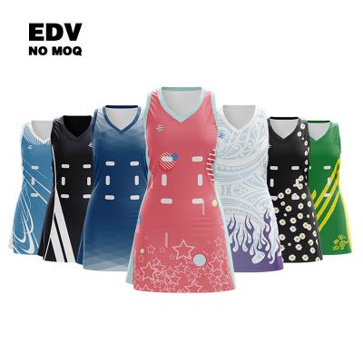 China Hot Sale Girls Netball Dresses Design Netball Dress Kits Netball Dress OEM for sale