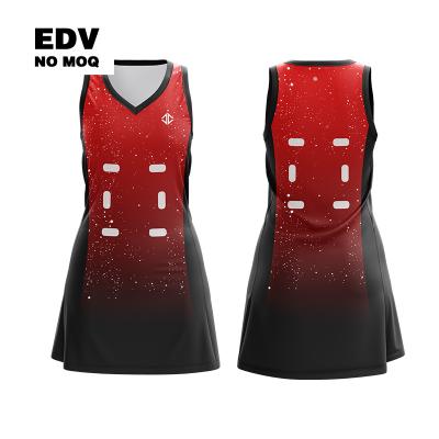 China High Quality Netball Dress Set Customized College Team Netball Dress Oem for sale