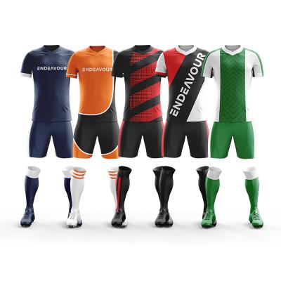 China Shirts & Top On Time Deliverers Kids Football Uniform Soccer Jersey Football Wear for sale