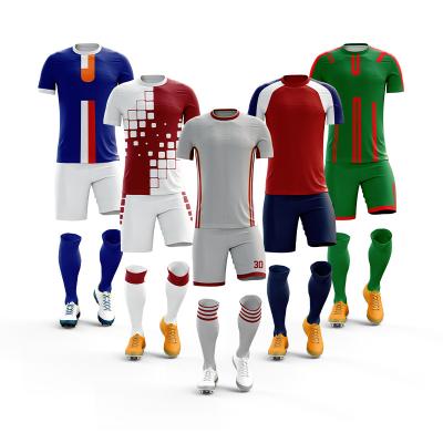 China Shirts & Free Sample Custom Wear Kids Retro Soccer Tops Personalized Soccer Jersey for sale