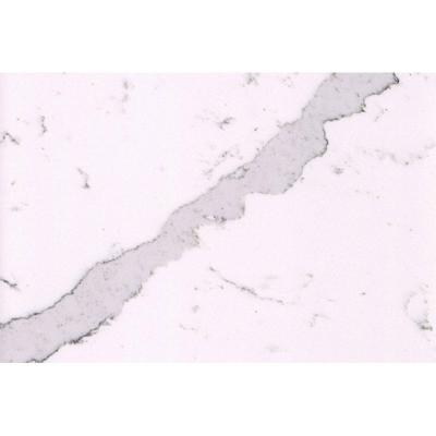 China Calacatta Modern White Quartz Stone Slab Countertops For Countertops Vanity Tops for sale