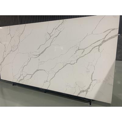 China Factory Direct Sales Modern Artificial Quartz Countertops Buyers Stone Kitchen Tops Countertops Calacatta Quartz Slabs for sale