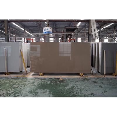 China Factory direct modern professional white solid quartz stone slab for sale