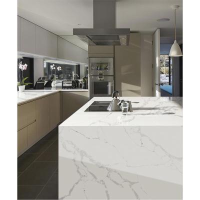 China Modern Artificial Stone Kitchen Quartz Stone 10mm Island Benchtops Worktop for sale