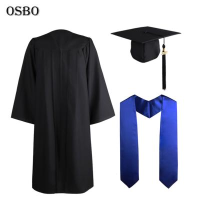 China Hot Latest European School Bachelor Graduation Dress Adult for sale