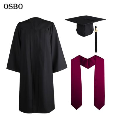 China Wholesale High Quality College School Custom Hat And Graduation Gown for sale