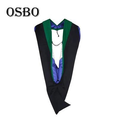 China 2020 custom bachlor hood hotsale american style bachlor graduation hood scarf for sale for sale