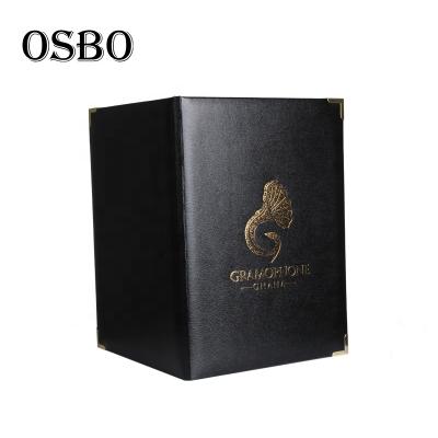 China Soft Leatherette / Leatherette Grain / PU Material / Custom Leather Graduation Diploma Cover A4 Certificate Folder Paper Holder for sale