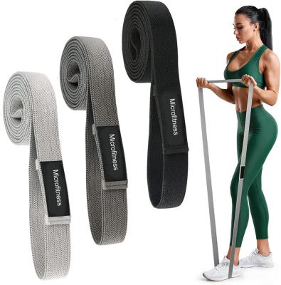 China 3 Cloth Deep Hip Circle Resistance Squat Set Bands Resistance Loop Bands Long Cloth Band For Home Workout for sale