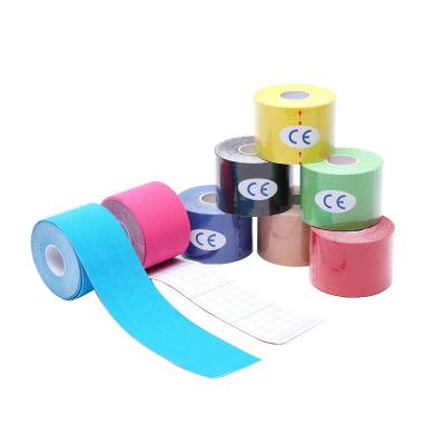 China Pain Relief and Support Elastic Cotton Kinesiology Sports Therapeutic Tape, for Pain Relief and Support for sale