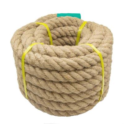 China Hot Sales 100% Natural Manila Hemp Jute Sisal Rope Fishing Net For Packing for sale