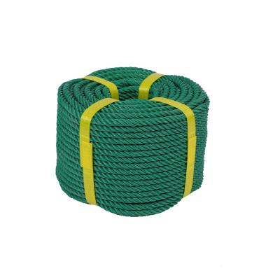 China Durable Shandong Hot Sale Good Abrasion Resistance Fishing 3 Strand PP Racing Rope for sale