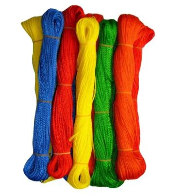 China Fishing Net Factory Plastic Blue High Quality HDPE PP/PE Twisted Rope for sale