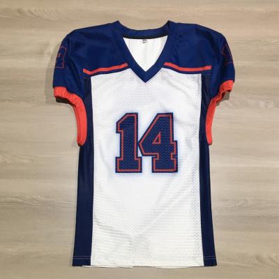 China Antibacterial Custom American Football Uniforms Wholesale American Football Mesh Jersey for sale