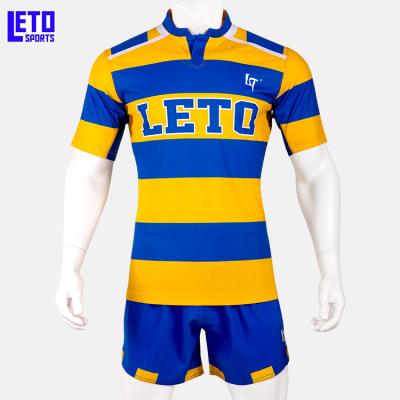 China Factory Price Antibacterial Wholesale Rugby Team Stripe Wear Australia Traditional Custom for sale