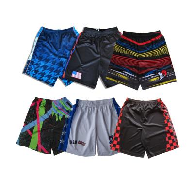 China Breathable Custom Sublimation Obstacle Shorts Drop Out Camouflage Shorts for sale