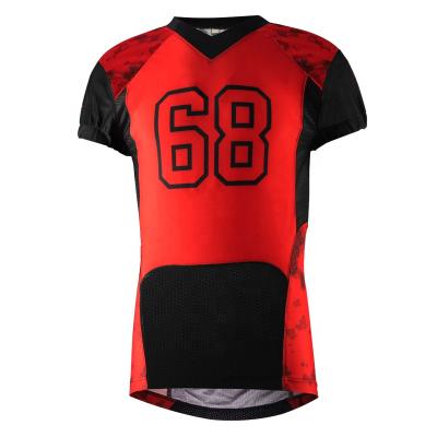 China Newest Breathable Red And Color Mens Tackle Soccer Jerseys Rugby Clothing for sale