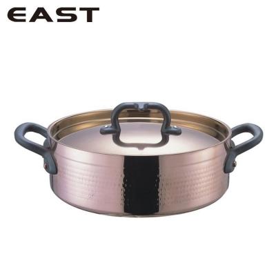 China Wholesale Commercial Copper Indian Viable Mini Pot Copper Pasta Pot for sale