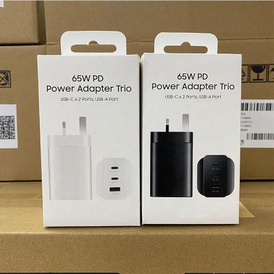 China High Speed PD 65W UK Type-C Adapter Fast Charging Super Fast Type C Chargers For Samsung S21 Plus S22 T6530 USB-C Power Adaptor for sale