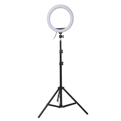 China Portable Selfie Stick 18 Inch LED Flexible Ring Light With 190cm Tripod Portable Handheld Monopod Live Tripod For iPhone X 8 Android IOS Phone for sale