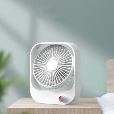 China Hot Selling Portable Hotel 30 Degree Rotation Mini USB Fan Cooling Rechargeable Personal Table Fans for sale