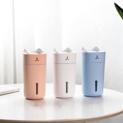 China 800mah Car Humidifier Mini USB Ultrasonic Humidifier Battery Operated Rechargeable Mist Cool Car for sale