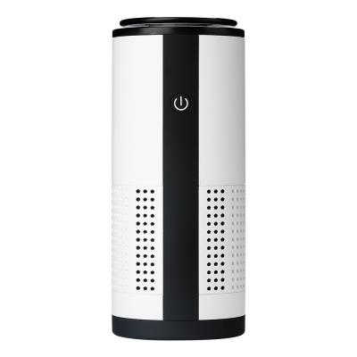 China New 2000mAh Mini Air Purifier Hepa Filter USB Rechargeable Portable Hotel Car Air Purifier for sale