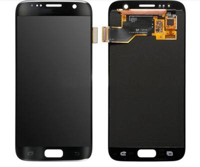 China Pantalla táctil de la exhibición de la exhibición SM-G935 del Samsung Galaxy S7 OLED para el color del negro del LCD del borde de la galaxia S7 en venta