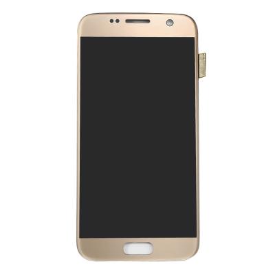 Cina Touch screen dell'esposizione dell'esposizione SM-G930 di Samsung Galaxy S7 OLED per colore LCD dell'ORO del bordo della galassia S7 in vendita