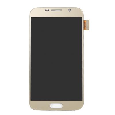 China De Vertoningstouch screen van de Samsung Galaxys6 OLED vertoning sm-G920 voor Originele Melkwegs6 LCD Gouden kleur Te koop