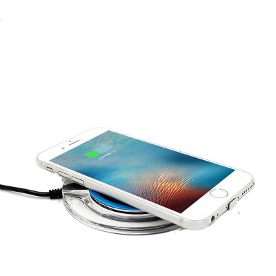 China Wireless Cell Phone Chargers Pad For IPhone X 8 Samsung Galaxy S7 S6 S8 Edge for sale